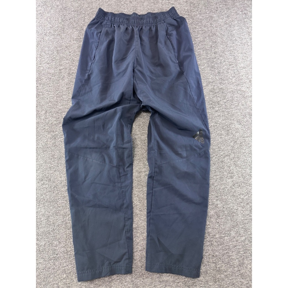 Adidas Mens Training Pants Navy Blue Ripstop Athletic Joggers Size M